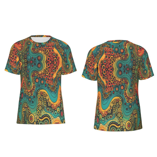 All-Over Print Men's O-Neck T-Shirt | 190GSM Cotton